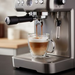 SZKLANKA TERMICZNA 180ml Z PODWÓJNĄ SCIANKĄ DO KAWY 127201