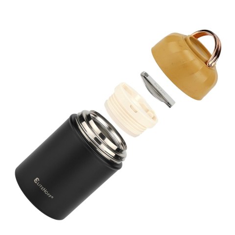 TERMOS OBIADOWY 500ml Z MISKĄ I SKŁADANĄ ŁYŻKĄ E-8249