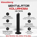 WENTYLATOR KOLUMNOWY PODŁOGOWY Z PILOTEM KLAUSBERG KB-7876