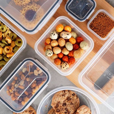 ZESTAW 24 POJEMNIKÓW NA ŻYWNOŚĆ Z POKRYWAMI I USZCZELKAMI 229159