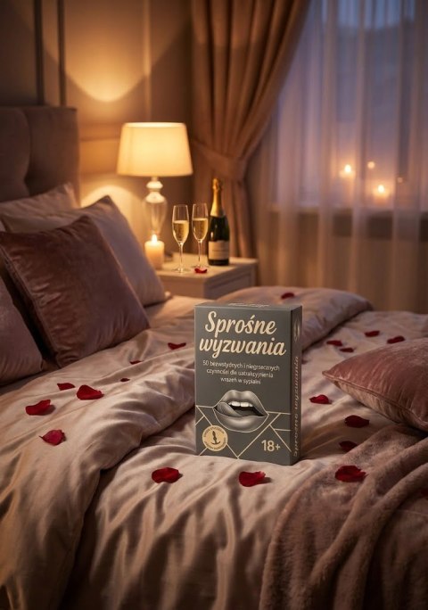 Gra Planszowa Dla Dorosłych - SPROŚNE WYZWANIA - 50 NIEGRZECZNYCH ZADAŃ GRAMMI