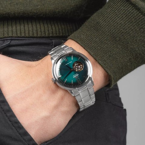 Zegarek Męski Orient Classic Bambino Open Heart RA-AG0026E10B + BOX