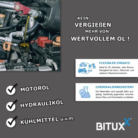 Bituxx ręczna pompka napełniająca / przelewowa 0,2 l Mocna konstrukcja