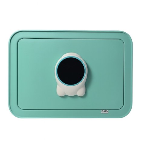 Biurowy zielony/miętowy sejf biurowy elektroniczna skarbonka na klucz i kod