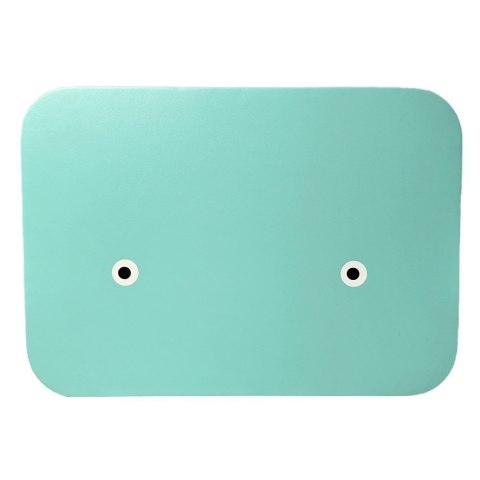 Biurowy zielony/miętowy sejf biurowy elektroniczna skarbonka na klucz i kod