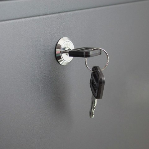 Ciemna Skrzynka pocztowa na listy elegancka kasetka pocztowa z tubą