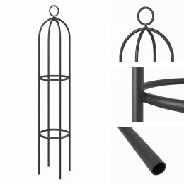 Metalowa pergola ogrodowa wspornik na róże 150cm