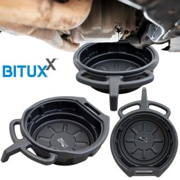 Misa miska ociekowa do płynów oleju 10L uniwersalna z lejkiem do paliwa