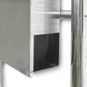 NOWOCZESNA SKRZYNKA POCZTOWA NA LISTY WOLNOSTOJĄCA STAL INOX