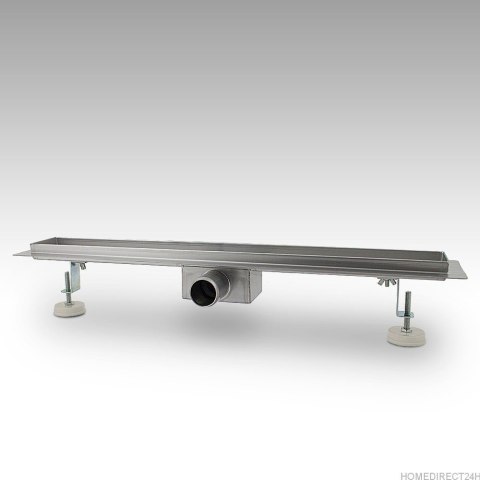 Odpływ liniowy Matrix ze stali inox z niskim syfonem pod prysznic podłogowy 110cm