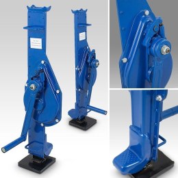 PRZEMYSŁOWY PODNOŚNIK MECHANICZNY DO WARSZTATU 3 T STALOWY NIEBIESKI