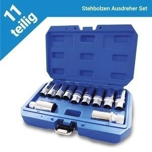 Profesjonalny zestaw wykrętaków do szpilek - BITUXX 11 elementów (napęd 1/2″)