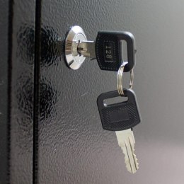 Skrzynka paczkowa Bituxx duża skrzynka pocztowa na przesyłki paczki czarna