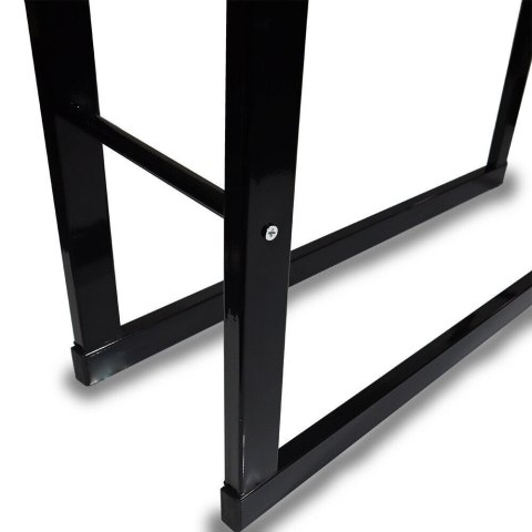 Stojak na drzewo kominkowe/ opałowe Wysoki Kosz metalowy 80x100cm Bituxx