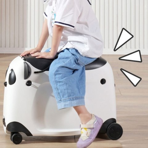 Walizka dla dziecka z siedziskiem | Jeździk walizka na kółkach bagaż podręczny