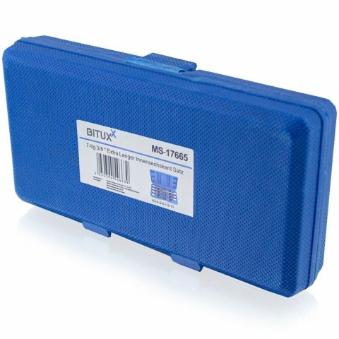 Zestaw narzędzi Klucze Nasadowe Imbus 3/8" 7 elementów BITUXX długie