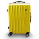 Zestaw walizek Komplet walizki 3szt XL+L+M żółty SET na kółkach