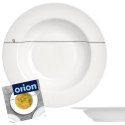 Talerz obiadowy głęboki porcelanowy biały SERCE 22cm 250ml ORION 128474