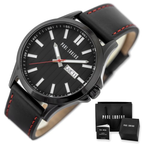 ZEGAREK MĘSKI PAUL LORENS - PL8071A3-1A3 (ZG374B) + BOX