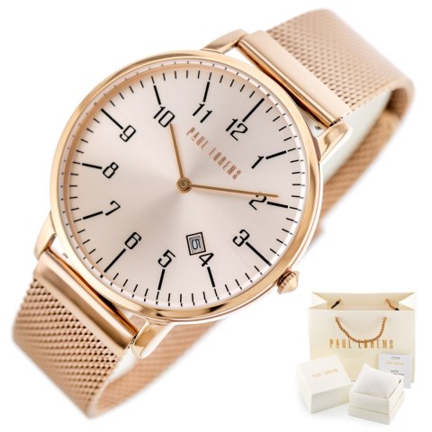 ZEGAREK DAMSKI PAUL LORENS - PL11503B-4D2 (zg510e) + BOX