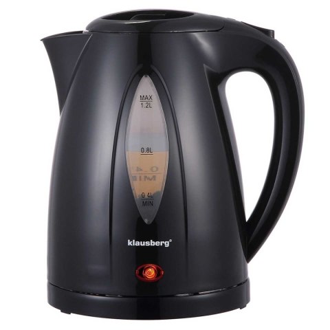 CZAJNIK ELEKTRYCZNY 1,2L KLAUSBERG KB-9001 CZARNY