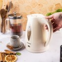 CZAJNIK ELEKTRYCZNY 1,2L KLAUSBERG KB-9002 KREMOWY