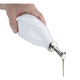 Dozownik do octu, porcelana/stal nierdzewna, 0,25 l, śred. 7 x 23,5 cm