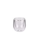 2 szklanki do espresso, podwójne ścianki, 0,08 l, śred. 6 x 6,5 cm