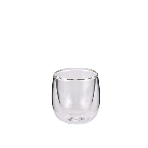 2 szklanki do espresso, podwójne ścianki, 0,08 l, śred. 6 x 6,5 cm