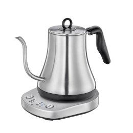 Czajnik elektryczny do powolnego zalewania kawy, stal nierdzewna, śred. 16 x 19 cm, 0,8 l