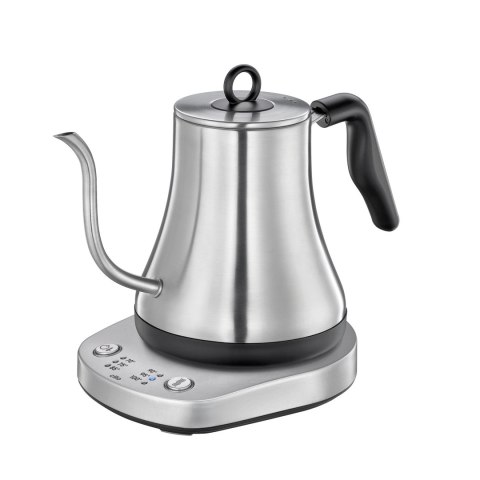 Czajnik elektryczny do powolnego zalewania kawy, stal nierdzewna, śred. 16 x 19 cm, 0,8 l