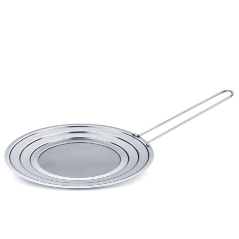 Stalowa pokrywa zapobiegająca pryskaniu, śred.30 cm, dł. z rączką 52 cm