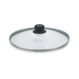 Szklana pokrywka, bakelit, śred. 28 cm