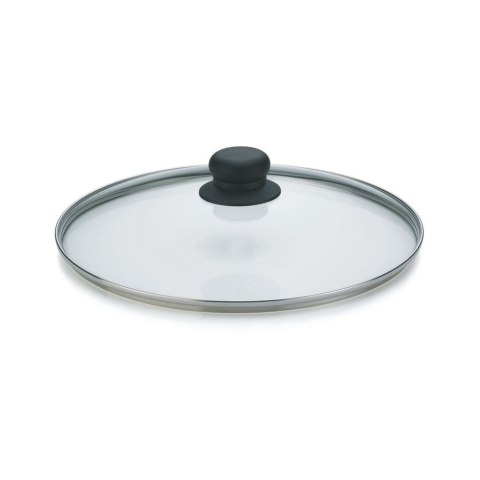 Szklana pokrywka, bakelit, śred. 28 cm