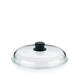 Szklana pokrywka, bakelit, śred. 28 cm