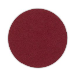 4 filcowe podkładki, śred. 10 cm, wiśniowe