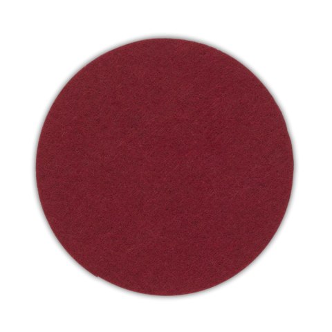 4 filcowe podkładki, śred. 10 cm, wiśniowe