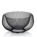 Kosz na owoce, śred. 28,5 x 14,5 cm, czarny