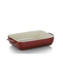 Naczynie żaroodporne czerw. 32x19x6,5cm