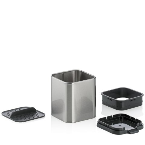 Ociekacz na sztućce, stal nierdzewna/tworzywo sztuczne, 11,5 x 10 x 12,5 cm