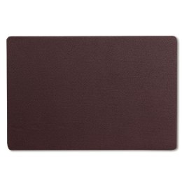 Podkładka ze skóry ekologicznej, 45x30 cm, brązowa