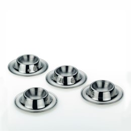 Kieliszki na jajka stalowe, 4 szt.