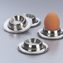 Kieliszki na jajka stalowe, 4 szt.