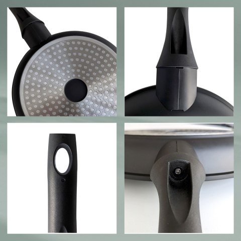 Patelnia z ceramiczną powłoką nieprzywierającą, śred. 20 cm