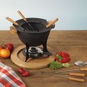 Żeliwny zestaw do fondue, dla 6 os., 1,0 l, śred. 26,5 x 21,5 cm