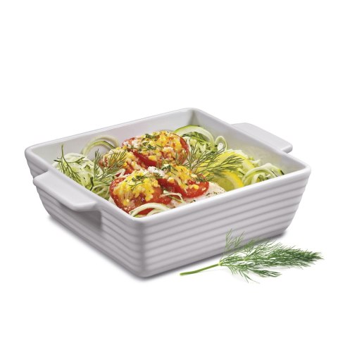 Brytfanna porcelanowa, kwadratowa, 15 x 15 x 5 cm
