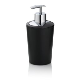 Dozownik do mydła, 0,35 l, śred. 8 x 17 cm, czarny