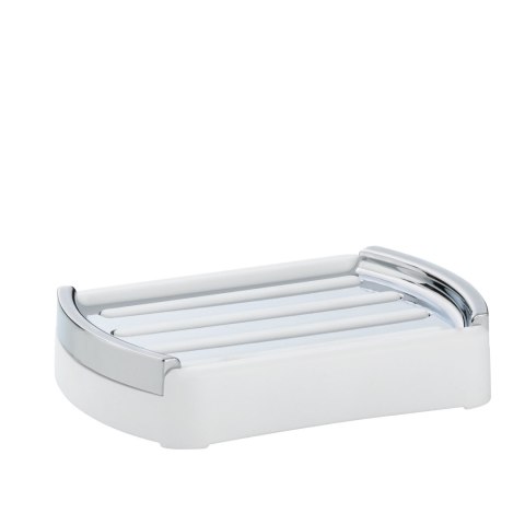 Mydelniczka, 12,5 x 9,5 x 2,5 cm, biała