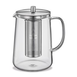 Dzbanek do herbaty z zaparzaczem, szkło borokrzemowe/stal nierdzewna, 1,2 l