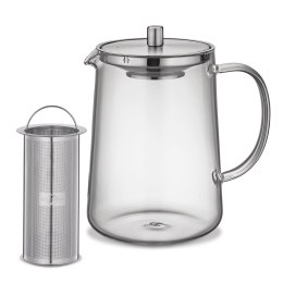 Dzbanek do herbaty z zaparzaczem, szkło borokrzemowe/stal nierdzewna, 1,2 l